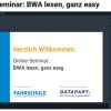 BWA lesen, ganz easy - großes Interesse beim ersten FAHRSCHULE Webinar 2025