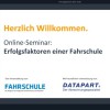 Erfolgsfaktoren einer Fahrschule - erneut zahlreiche Teilnehmer beim FAHRSCHULE Webinar