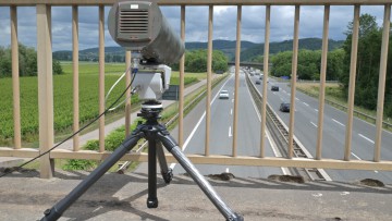 Monocam als Handy-Blitzer im Einsatz