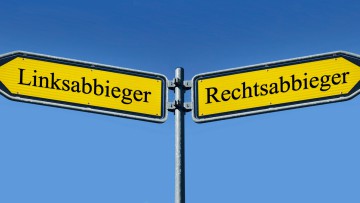 Linksabbieger nach Rechtsabbieger