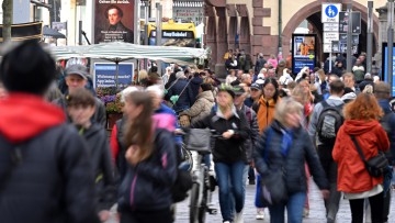 Reges Treiben in der Leipziger Innenstadt
