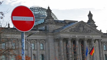 Einbahn vor dem Reichtstag