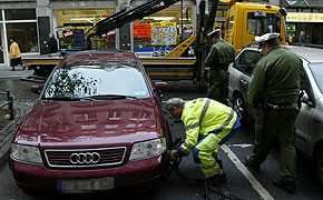 Kundenparkplatz nur für Kunden Abschleppen