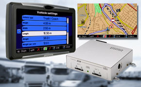 VDO Dayton: Nachrüst-Navi für Lkw und Busse Truck-Navi