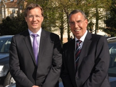 Dr. Walter Weißmann (r.) und Jürgen Kopp