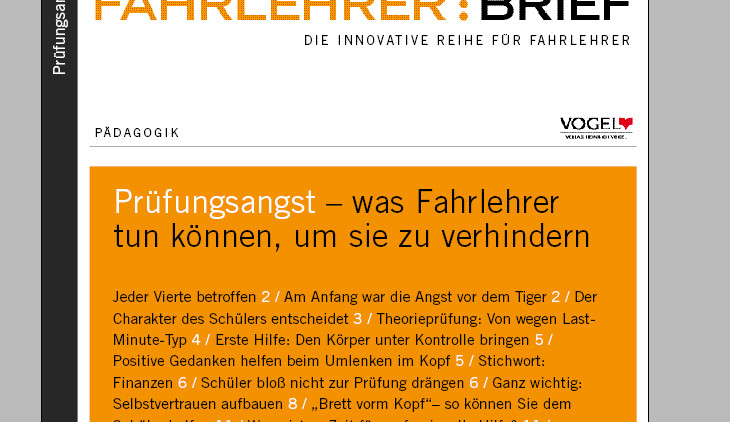 Prüfungsangst – was Fahrlehrer tun können, um sie zu verhindern