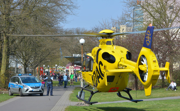 Was tun, wenn der Hubschrauber kommt?