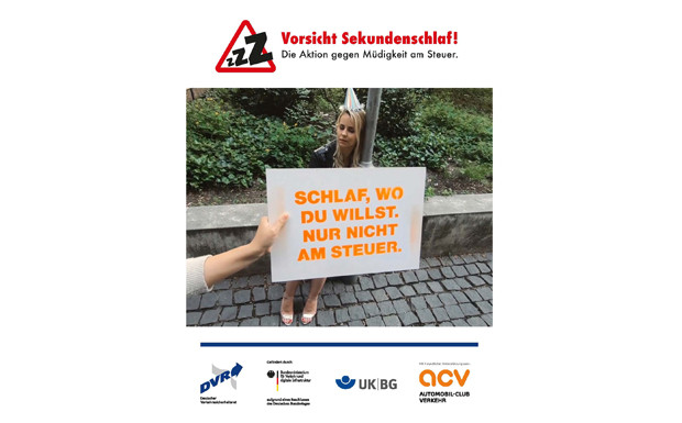 Neue Aktion im Kampf gegen den Sekundenschlaf