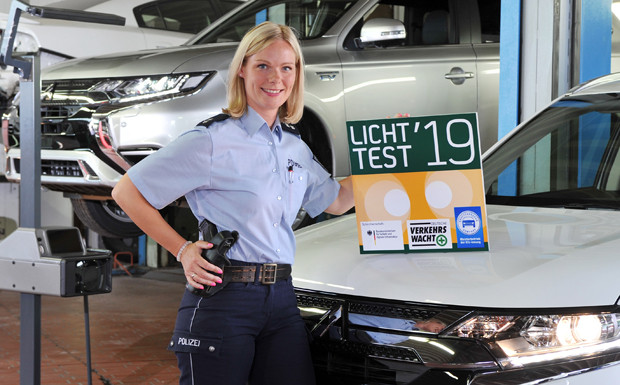 Polizistin ist Licht-Test-Botschafterin 2019