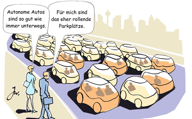 Studie: Mehr Verkehr durch autonome Fahrdienste