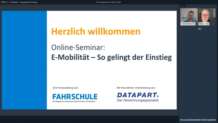 Webinar: E-Mobilität - So gelingt der Einstieg