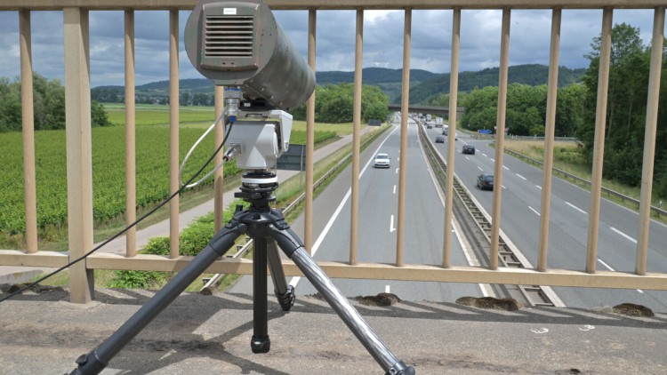 Monocam als Handy-Blitzer im Einsatz