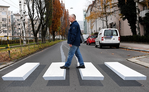 3D Zebrastreifen