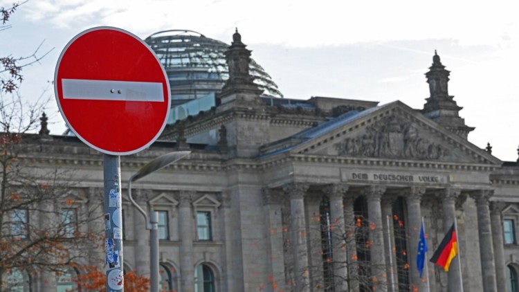 Einbahn vor dem Reichtstag