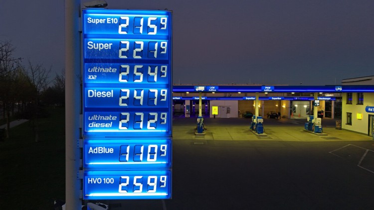 Spritpreise April 2026