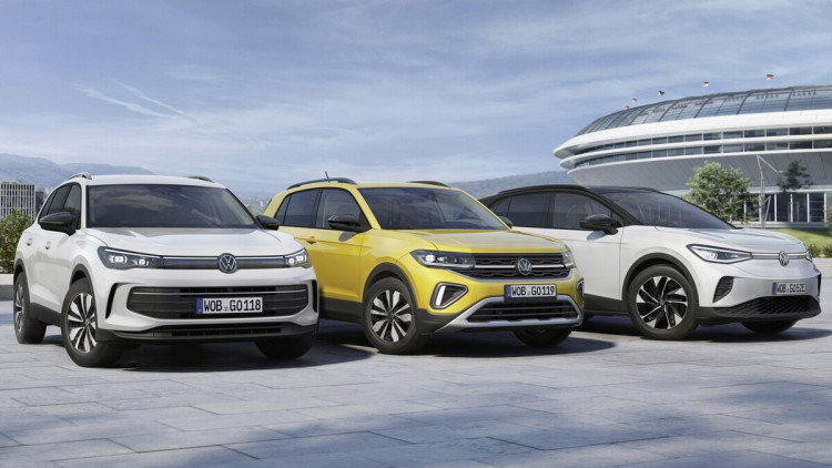 Aktuelle Modelle von VW