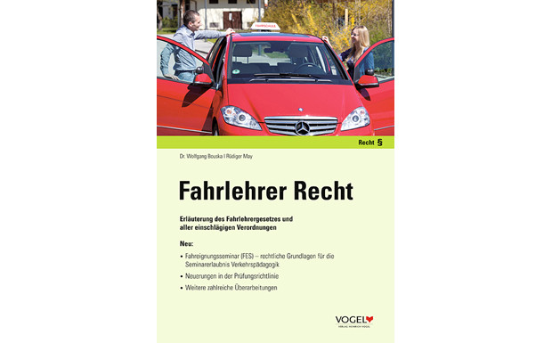 Fachbuch "Fahrlehrer Recht" des Verlags Heinrich Vogel