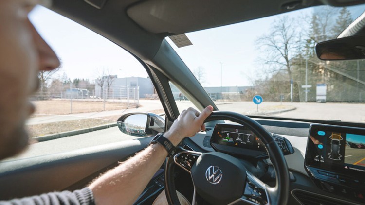 Blick aus dem Cockpit