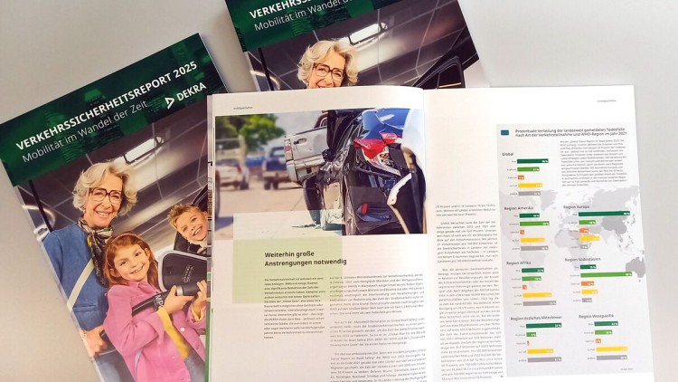 Die Dekra hat den neuen Verkehrssicherheitsreport präsentiert