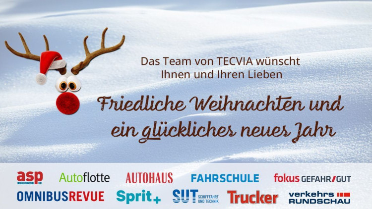 TECVIA wünscht Frohe Weihnacht